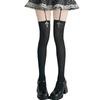 Cross Velvet Abi Suspenders Jk Pure Lace Tube Socks Anti-Hook Silk Thin High Elastic Knee Socks