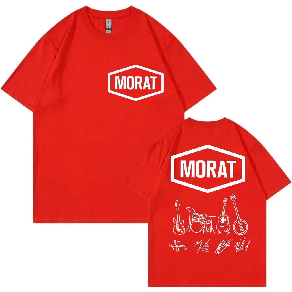Colombia Band Morat Tour 2025 Merch Tshirt Men Women High Quality Fashion Tshirts Summer Casual Loose Short Sleeve T Shirts
