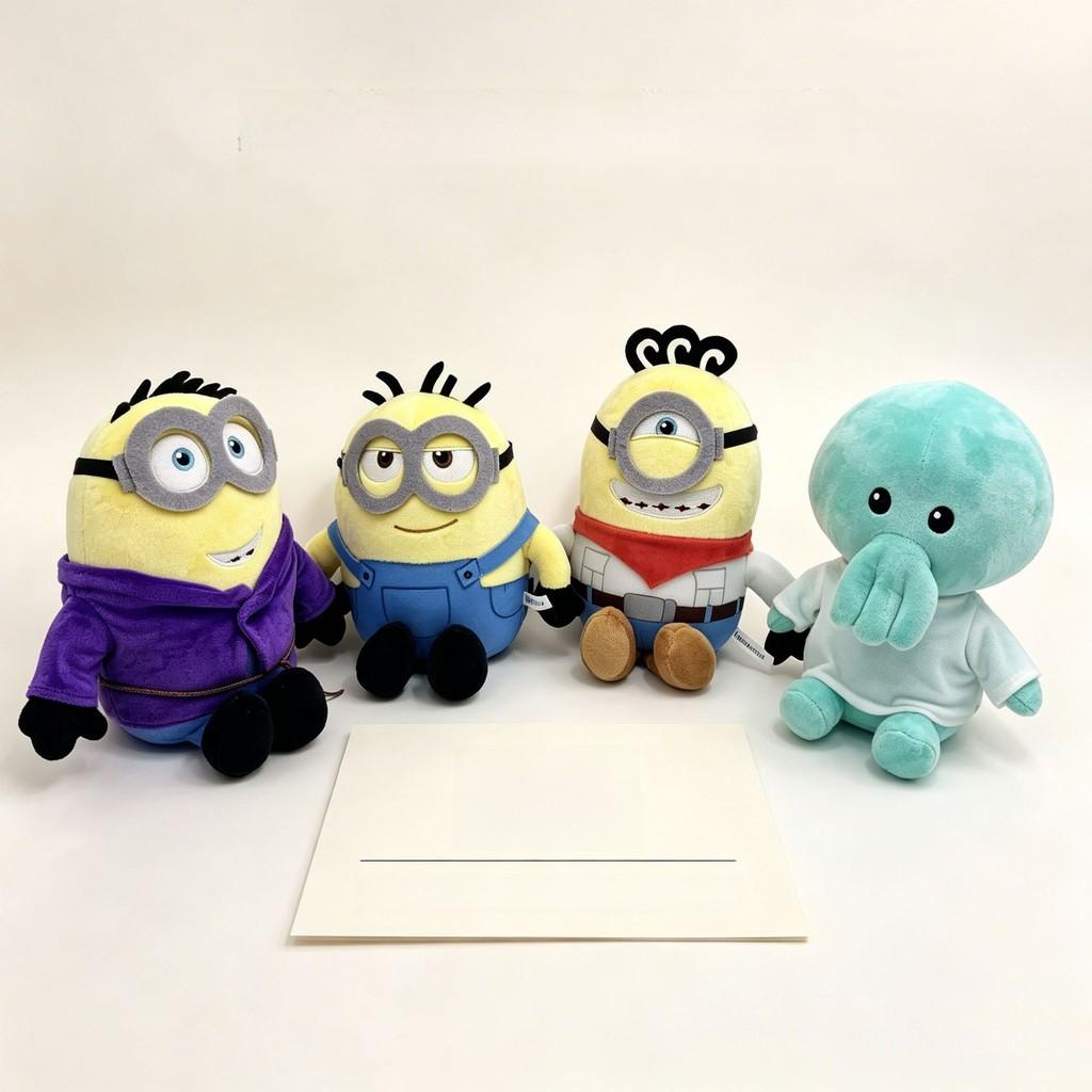 Minions And Monsters Plush Toy With Short Pile Cotton For Kids And Collectors