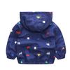 Kinder Frühling Jungen Cartoon Auto Jacke Reißverschluss Dünner Kapuzenpullover