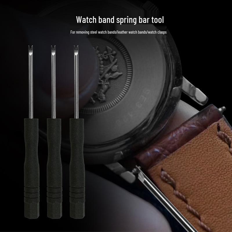 Instrument cu bară cu arc pentru schimbarea și asamblarea curelei de ceas