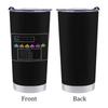 600ml Stainless Steel Coffee CupMug, Perfect for Convenience Stores, Tumblers, Cafe Mug, Portable Mug, with Lid, Keeps Hot or Cold, Vacuum Insulated,