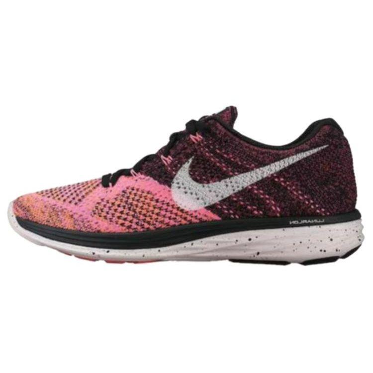 

Nike Flyknit Lunar 3 Pink Pow Total Orange Women Sneakers Black White-Pink-Pow-Total-Orange 698182-002
