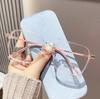 Fashionable Large Frame Ultra Light Reading Glasses for Women, High-definition Anti Blue Light Reading Glasses, 0 To+400