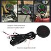 12V Motorcycle Water/Air Temperature Voltage Timer Time Meter LED Digital Display with Water High Temp Low Voltage Alarm