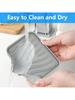 1PCS Silicone Soap Dish Solid Color Simple Style Self-Draining Non-Slip Countertop Sink Soap Holder Bathroom Storage Accessories