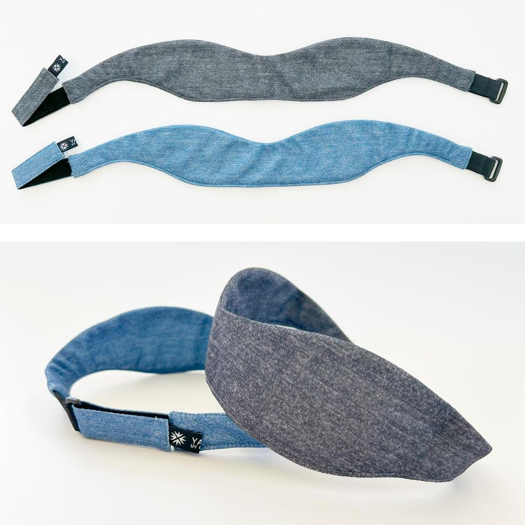 UV CUT MARUFUKU Cool Mask Heather [YAKeNU MASK] Sweat-Absorbing (334 Blue)