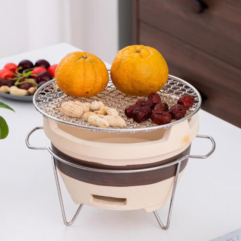 Small Charcoal Grill Camping Stove Household Barbecue Clay Stove, Japanese for Garden