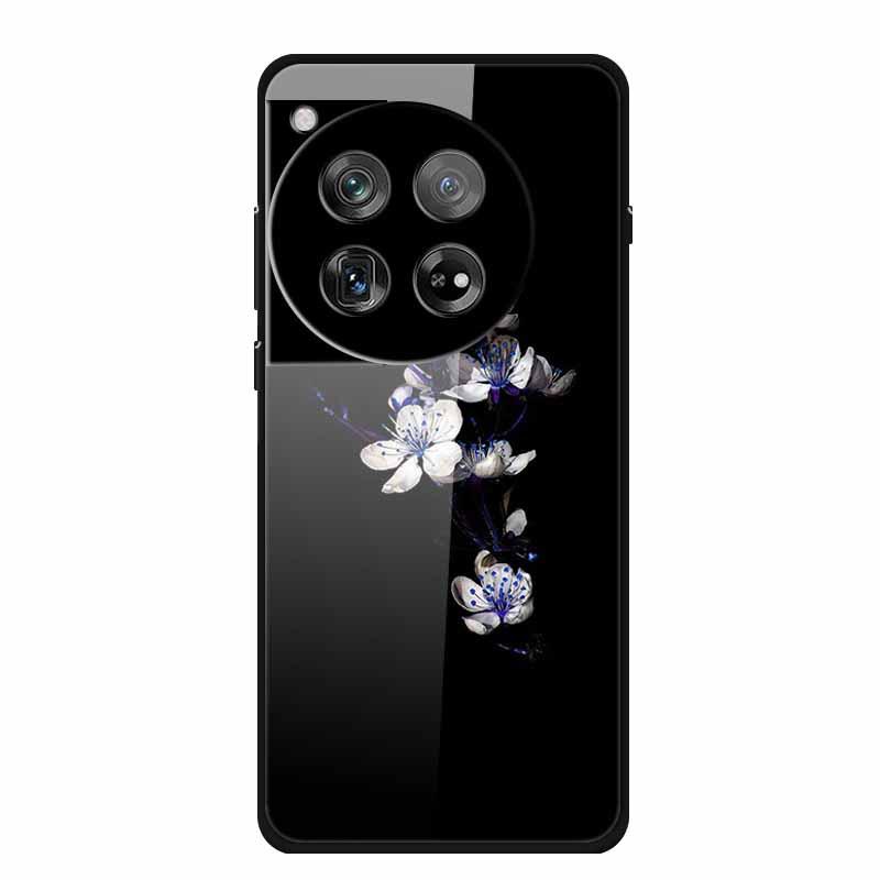 Personalized Seven-Colored Tempered Glass Phone Case for OnePlus 12 - Unisex