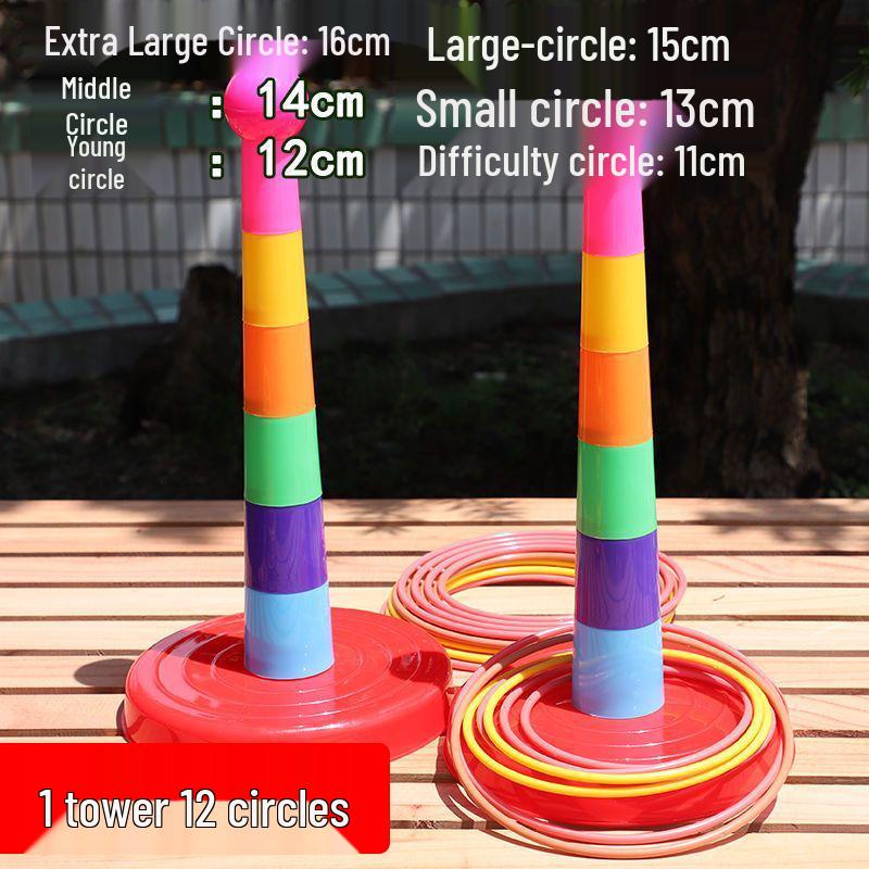 Kids  Educational Ring Toss Game for Indoor & Outdoor Play (Ages 3-6)