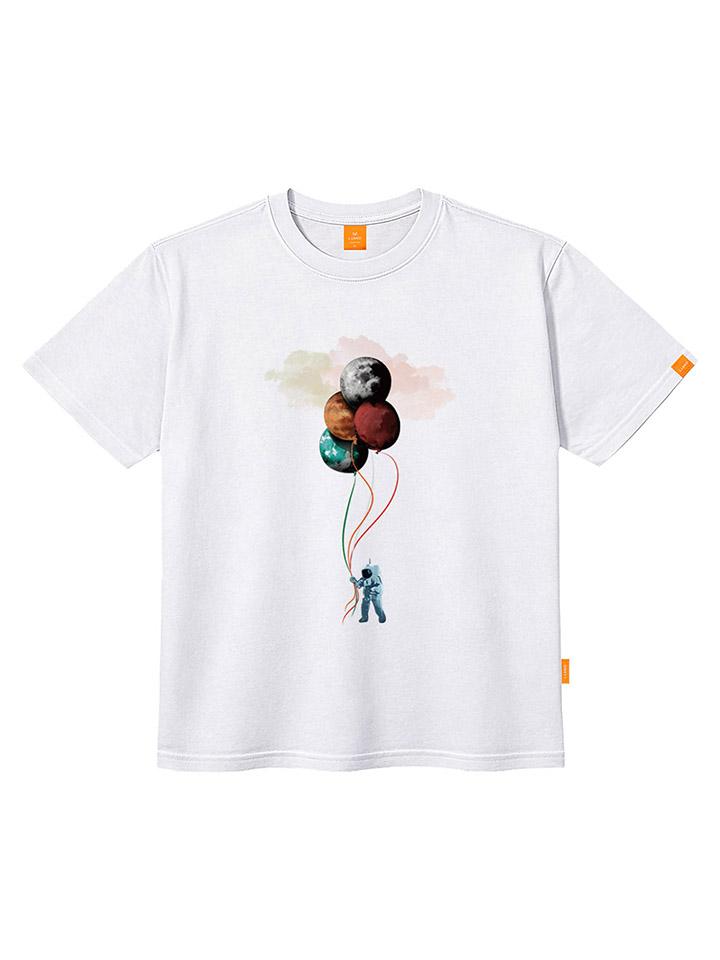 Ellamo Planet T Short Sleeve T-Shirt Unisex Plus Size S~4Xl (A Type)