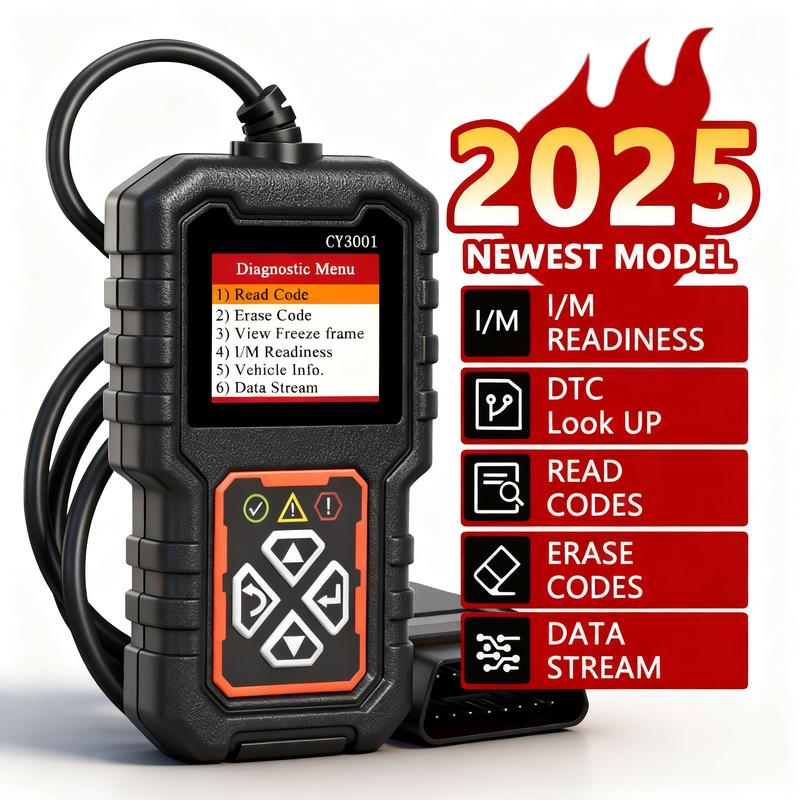 Car OBD2 Code Scanner Diagnostic Scanner Code Reader Erase Engine Fault Code Read Code Erase Code Battery Test Engine Light Can