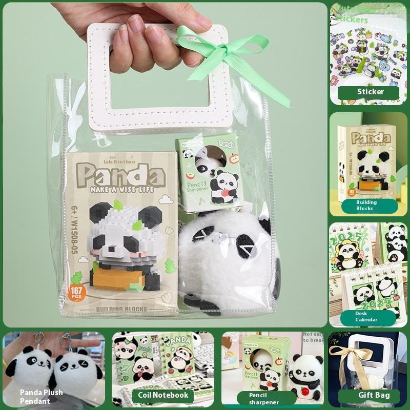 1 Set Pen Stickers Notebook Plush Pendants Handbag Final Prizes Stationery Gift Bag For Students Kawaii Capybara Stationery Kit