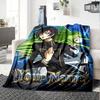 1pc Code Geass Blanket with Custom Name, Gift, for Men and Women, Soft Blanket, Good for Sofa Bed Couch Travel, Lightweight Flannel Blanket