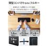 ELECOM TK-QT30DMBK Wireless Keyboard, Quiet, with Numeric Keypad, Thin and Compact Size, Compatible with Windows ChromeOS, macOS, Black