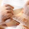 Warm Knitted Gloves Plus Velvet Touch Screen Mittens Outdoors   Men Women