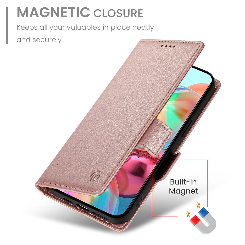 DF-010 For Google Pixel 9a Stand Case PU Leather Wallet Phone Cover