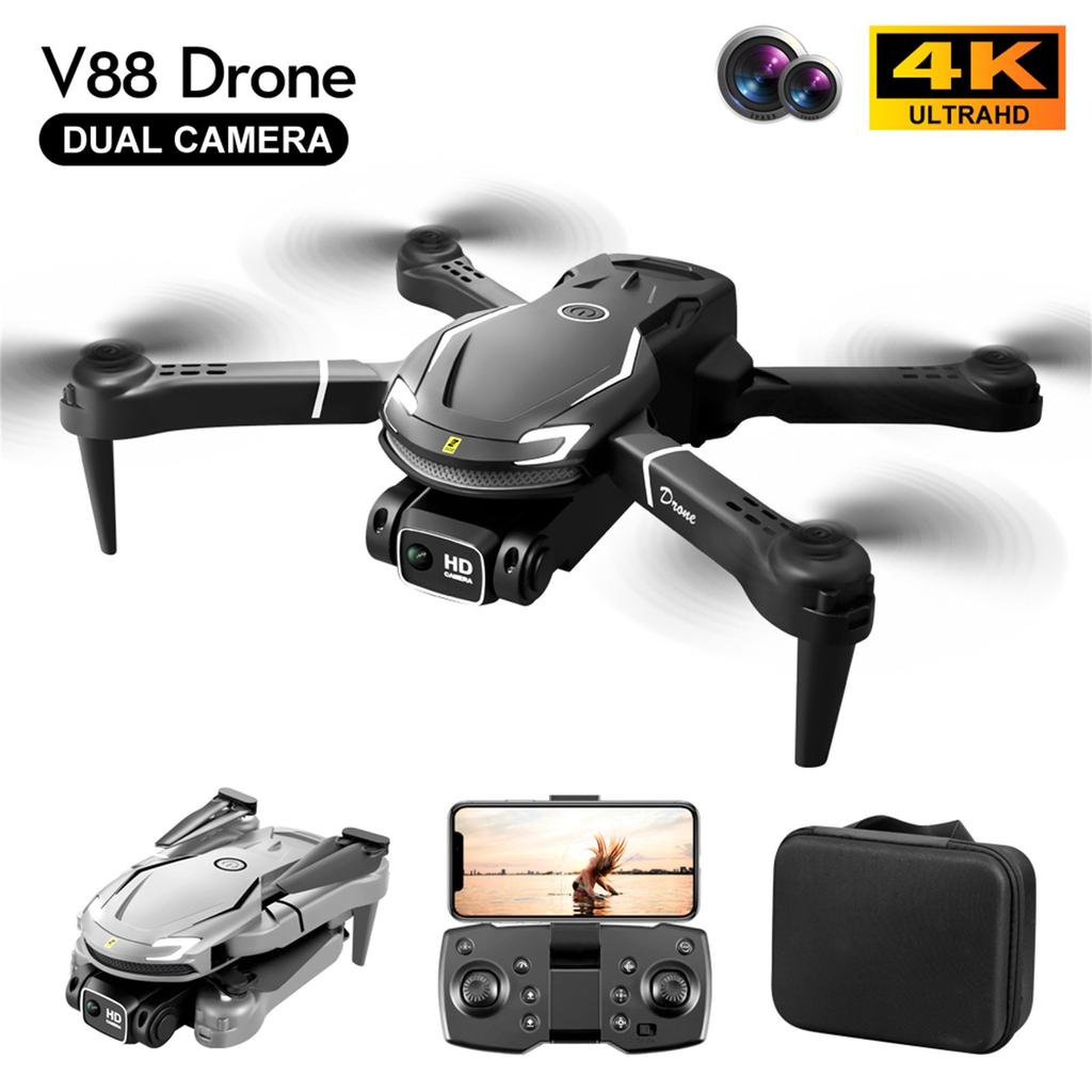 Dron s 4K HD duální kamerou pro začátečníky, s bezhlavým režimem, WIFI RC dron, skvělé vánoční dárky pro dospělé a děti