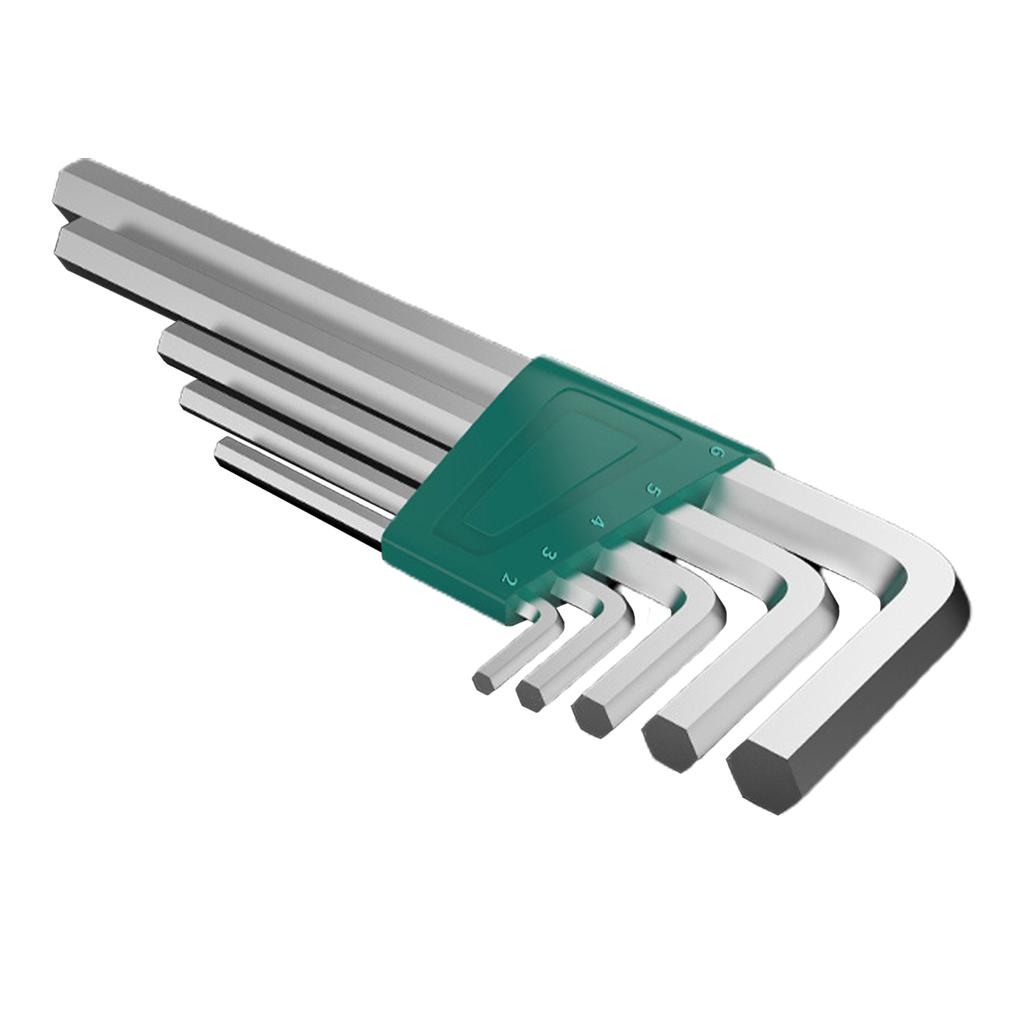 8 Rust Resistant Hex Wrench Set Hexagon Spanner Hand Tools Compatible for Bicycles Motorcycles Vehicles Furniture