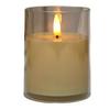 LED Electronic Candle Light Strip with Transparent Lampshade for Bar, Restaurant, KTV, Party, and Outdoor Camping Decor.