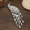 Long Tassel Brooch Animal Pin Vintage Shining Jewelry Accessories Coat Brooch  Gift