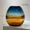 Sunset Gradient Glass Vase