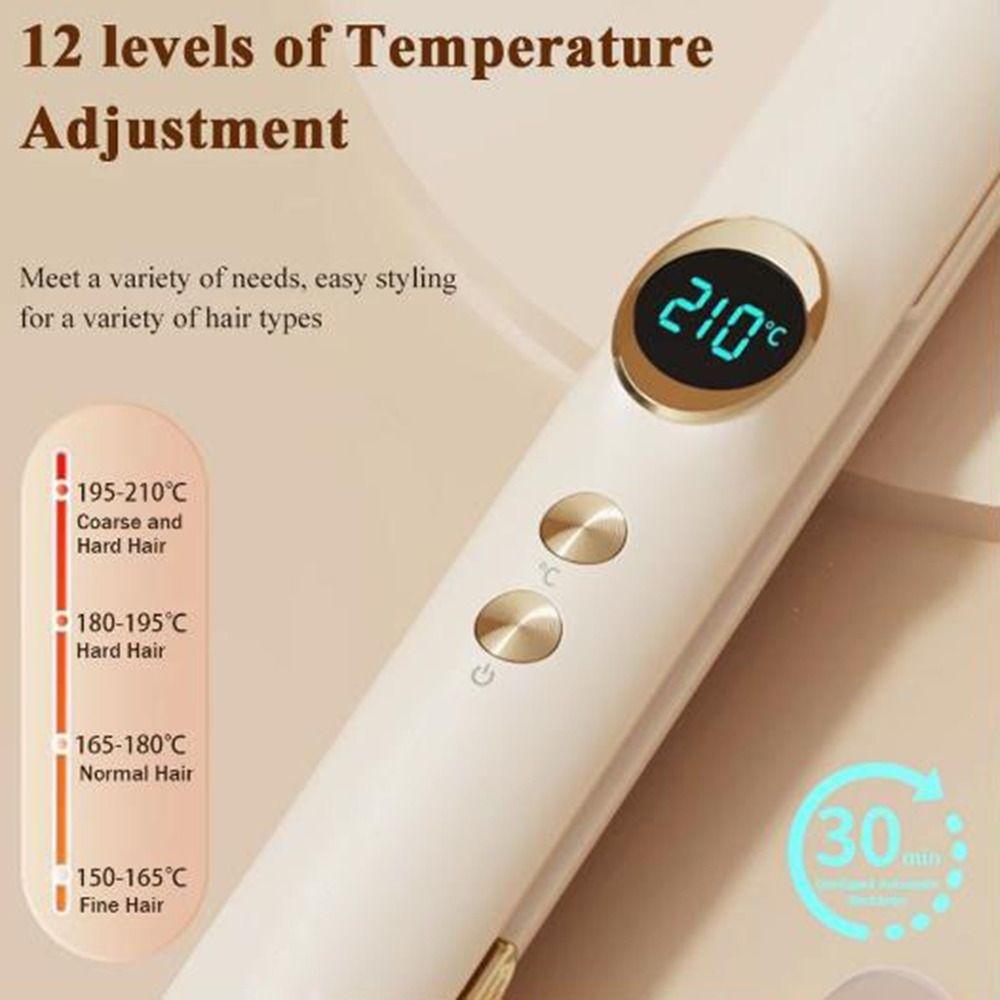 Quick Heating Negative Ion Straightener Ceramic Plates Hair Curler Dormitory