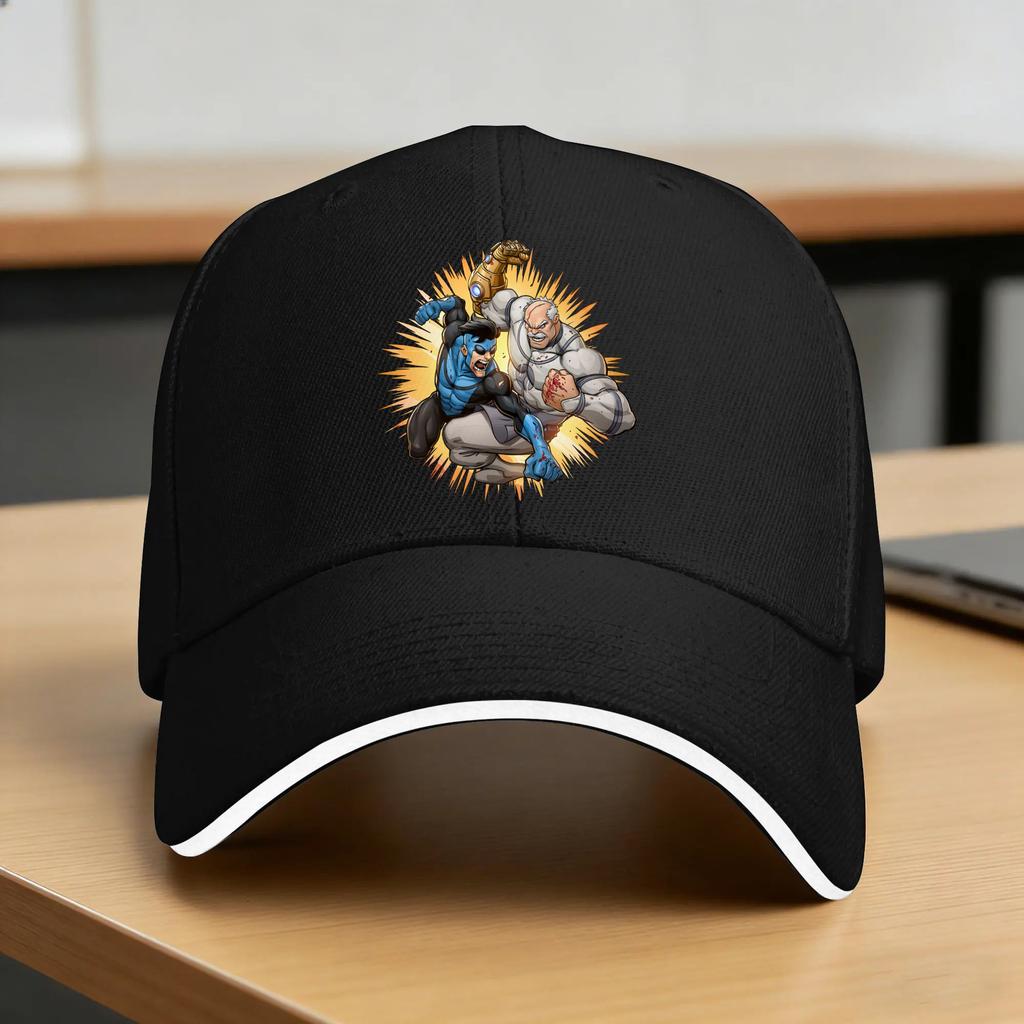 Invincibles Character Sun Baseball Cap Summer Unisex Viltrum Empire Symbol Trucker Hat Sunscreen Yk Outdoor Gym Baseball Caps