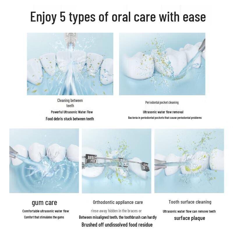 Aodimai WT-198 Portable Sonic Electric Toothbrush & Water Flosser