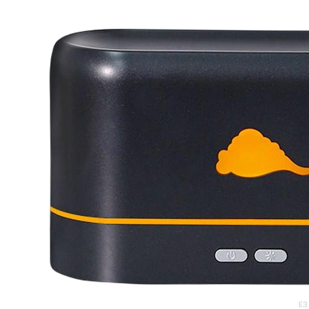 Cool Mist Humidifier Essential Oil Aroma Diffuser with Flame USB Office