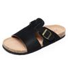 Fashion Men's Slippers Summer New Style Trend Cork Slippers Anti Slip Sandals Versatile Beach Slippers Flip Flops Big Size 40-46