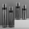 Portable Translucent Black Ultra-Fine Mist Spray Bottle for Toner or Alcohol - Travel-Size Facial Hydration Solution