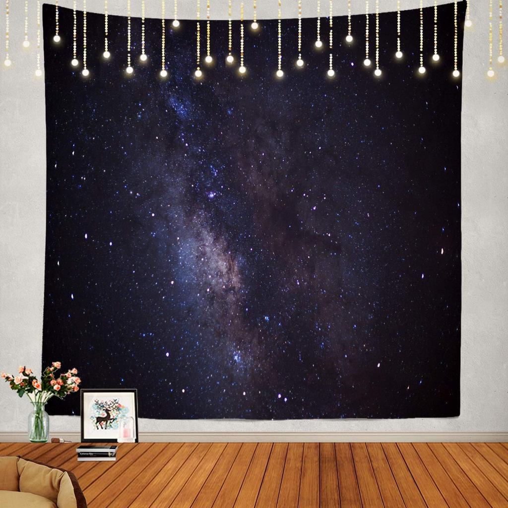 Space Tapestry,Space Pattern Science Stars in Galaxy Wall Hanging Large Tapestry Psychedelic Tapestry Decorations Bedroom Living