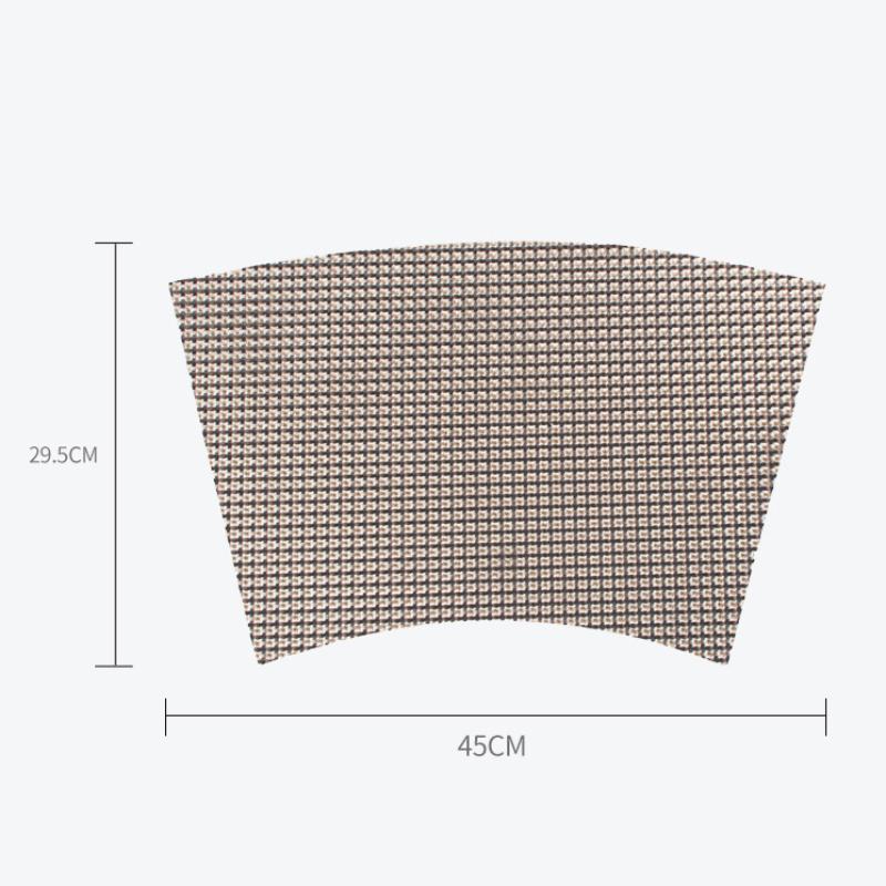 Набор из 12 секторных салфеток из ПВХ для обеденного стола — фото 6