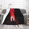 Imaginary Demon Trend Style Funny Fashion Soft Blanket Red Color Inspirational Anime And Manga Cursed Demon Itadori Sukuna