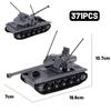 WW2 Military Tank Series Building Blocks German Soviet Union Army Soldier Figures Armored Vehicle Car Cannon Weapon Bricks Toys