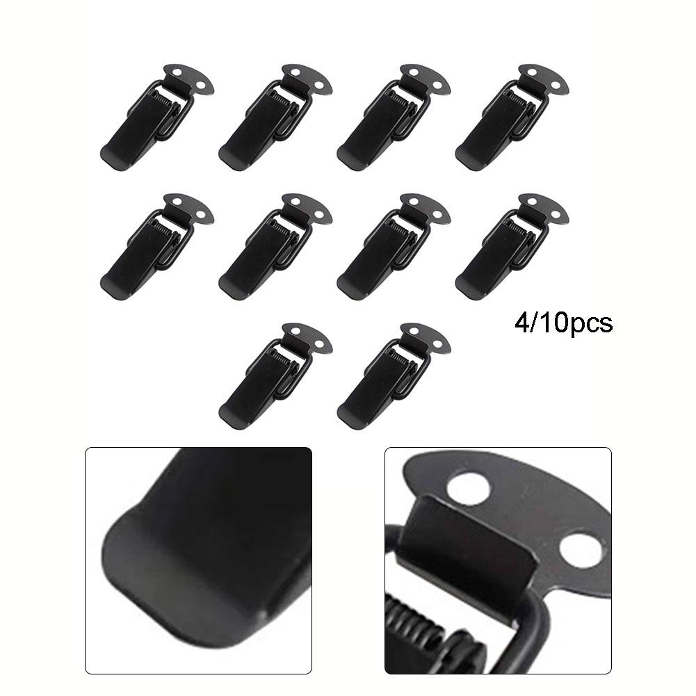 4/10PCS Toggle Latches Spring Loaded Clamp Case Box Latch Catch Clasp Toggle Lock Lever Clasp Closures Crate Lock Snap Lock