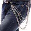 Punk Hüftketten Gürtel Silberne Hosenkette für Männer Mann Jeans Gürtel Kette für Hosen Cooles Metall Rock Hiphop Sommer Schmuck