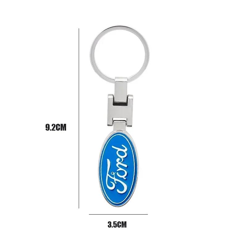 Car Sticker 2026 Ford New 2025 Hot Car Keychain Vintage Leather Keyring Creative Key Chain For Ford Focus 2 3 Mondeo Kuga Fiesta