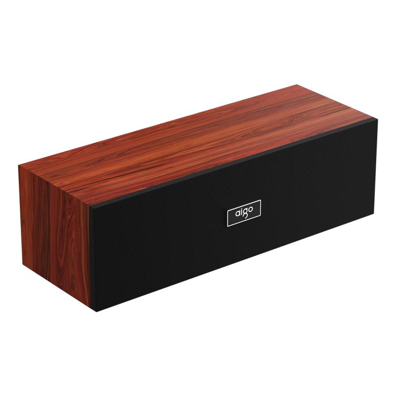 

Aigo T311 Wooden Desktop USB Bluetooth Speaker CN plug (adapter included)