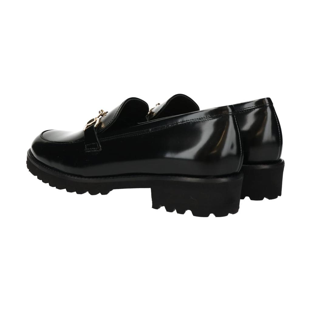 Fabio Rusconi EVA Tank Sole Size F31607 Women's Loafers, 22.5cm, Black,