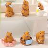Resin Capybara Model Figure Cartoon Cartoon Figure Model Fashion Capybara Resin Ornaments