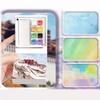 8/12 Grid Mini Watercolor Sketchbook Paint Palette Travel Set Art Student Outdoor Sketch Painting Supplies Portable Art Tool