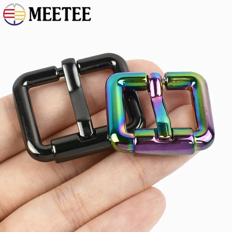 5Pcs 10-38mm Metal Pin Buckles Backpack Belt Adjust Buckle Handbag Webbing Roller Sliders Clasp DIY Leather Hardware Accessories