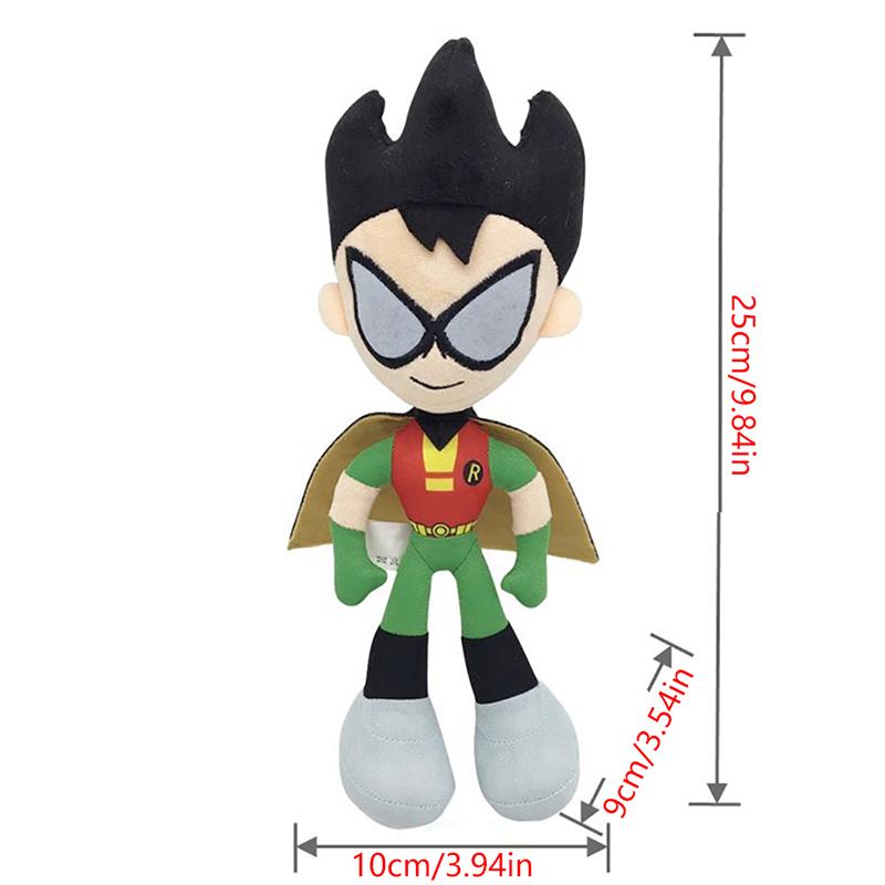 Kawaii Movie Teen Titans Go Plush Dolls Toys Robin Peluche Juguetes Kid For Gift