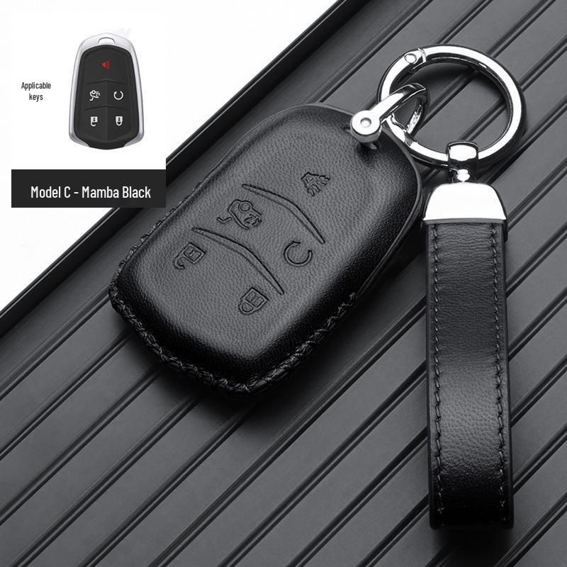 Premium Key Case for Cadillac: XT4, CT5, XT5, CT6, CT4, XT6, GT4 Models - Full Wrap Protective Shell Gift box