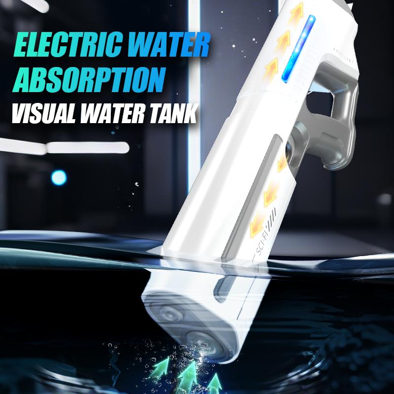 Electric Water Guns For Adults Powerful Squirt Automatic Water Suction Water Blasters Summer Outdoor Beach Toy For Boys Kid Gift