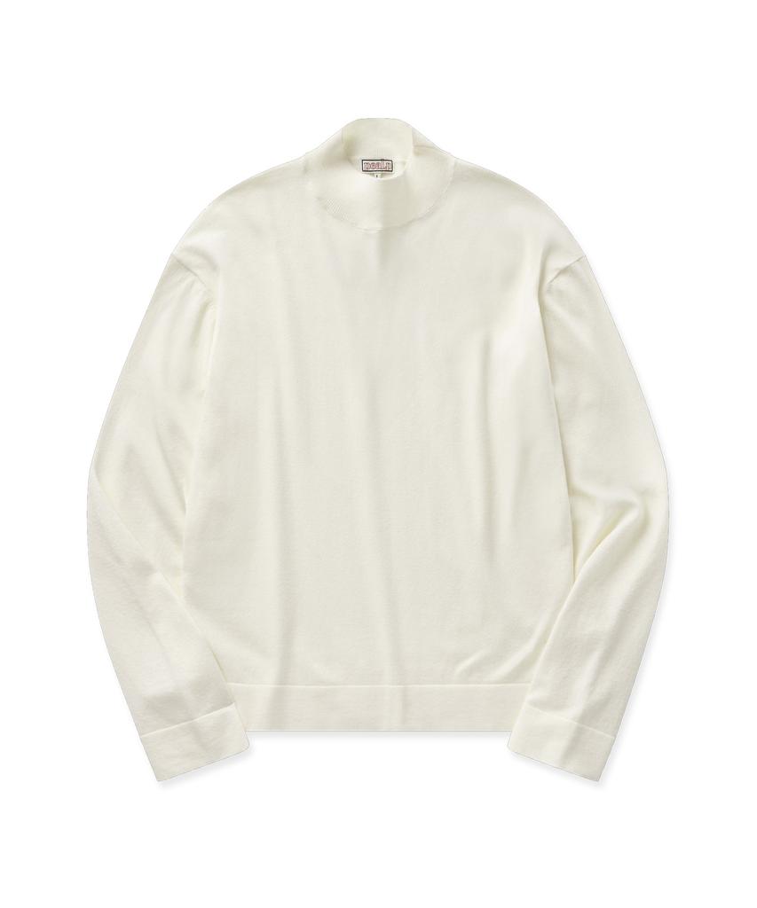 Pilpeu Basic Mock Neck Knit 19(Off White)