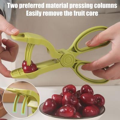 Kirschentkerner mit ergonomischem Griff Schnelles Obstentkernwerkzeug Tragbarer Kirsch-Oliven-Entkerner Entsteinwerkzeug Küchenhelfer