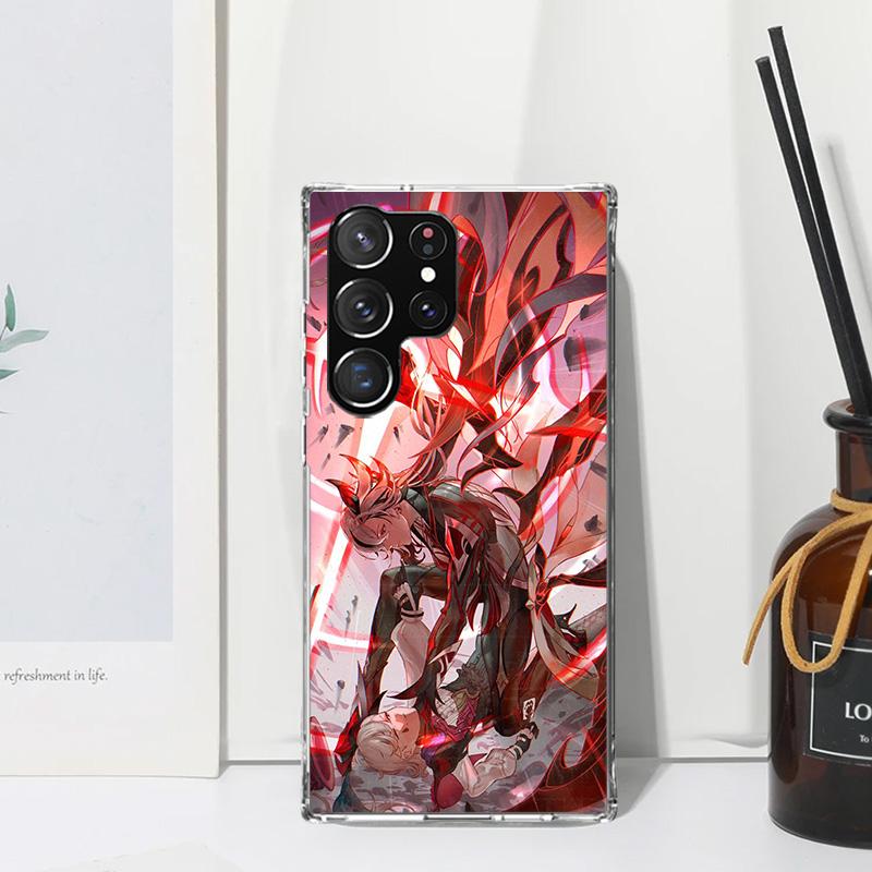 Arlecchino Genshin Impact Phone Case For Samsung Galaxy S26 S25 Edge S24 FE S23 S22 Ultra S21 Plus S20 + Art Fundas Back Cover G